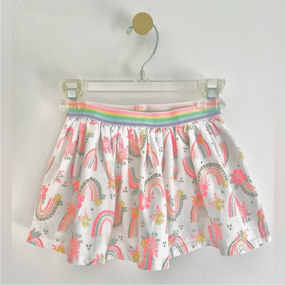 Cynthia Rowley Kids Neon Rainbow Skort w/ Gold Sparkle details - Girls Size 4T - Picture 4 of 4